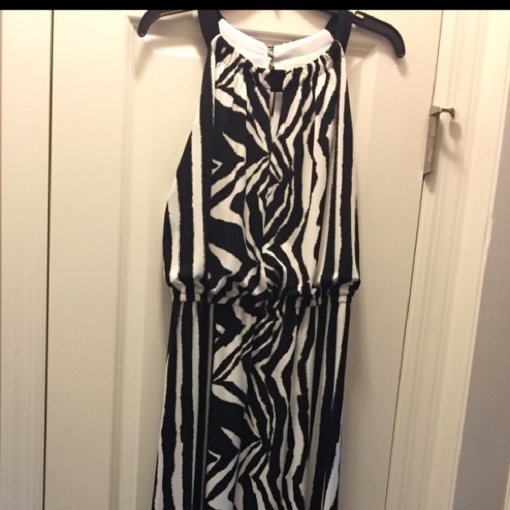 Chico Printed Black and White Maxi Dress - Picture 2 of 2